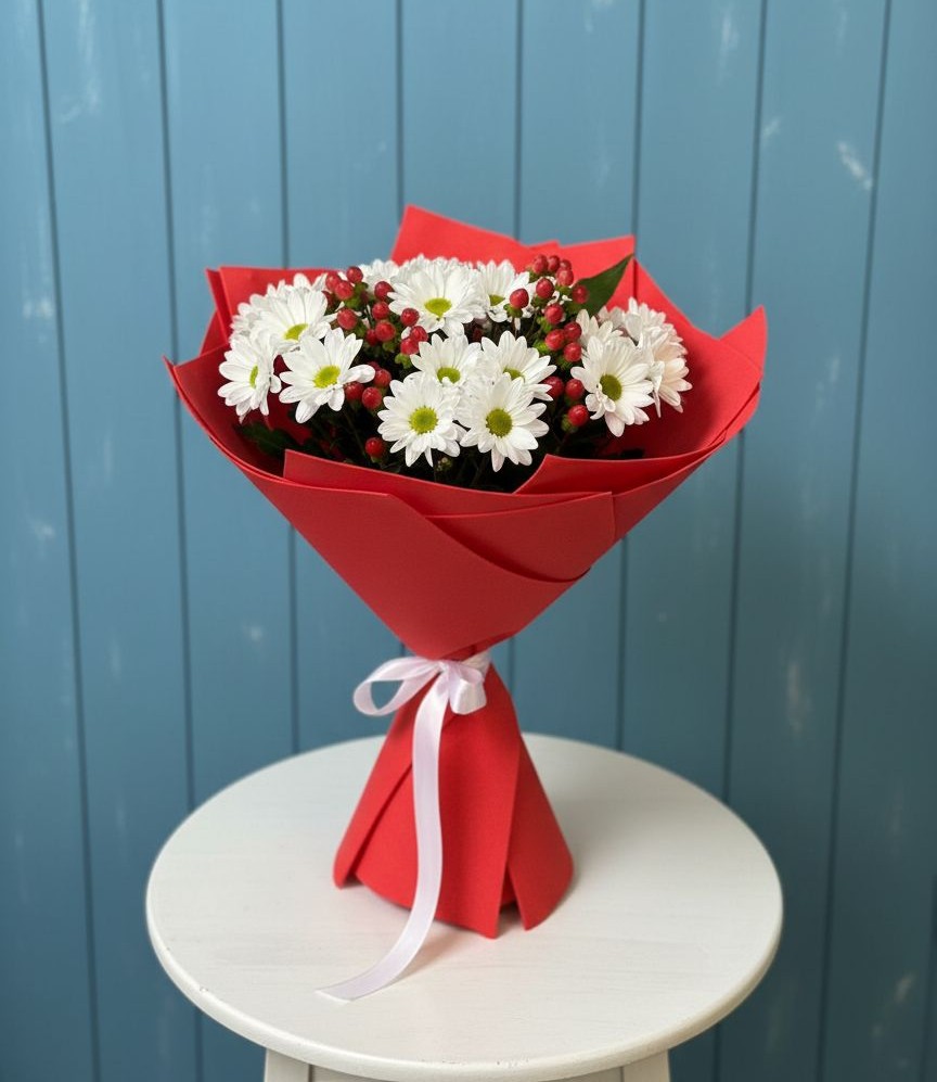 Букет цветов из: Хризантемы в Комсомольском Республика Дагестан