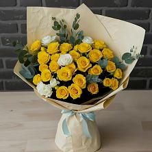 Букет цветов из:  Розы в Комсомольском Республика Дагестан