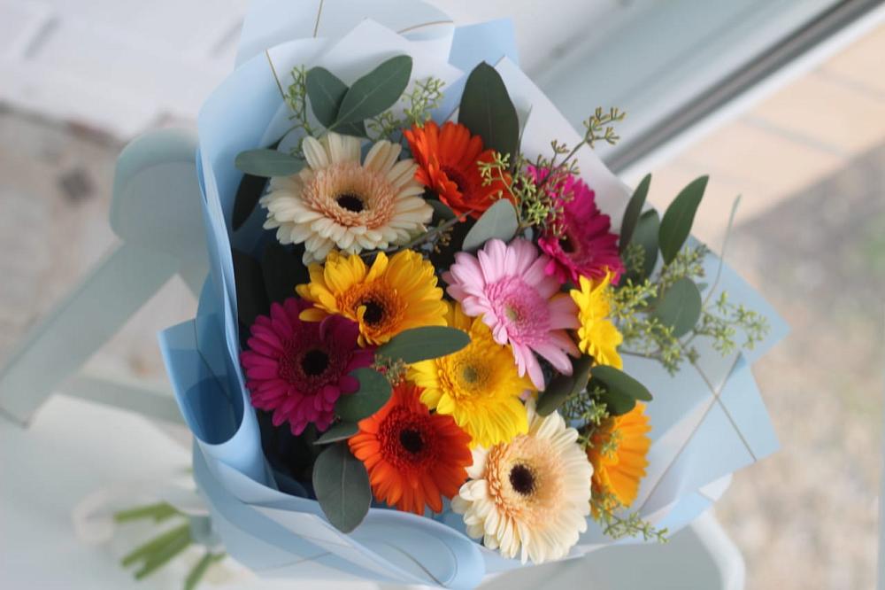 Букет цветов из: Герберы в Комсомольском Республика Дагестан