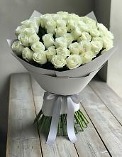 Букет 35 Белых роз в Комсомольском Республика Дагестан