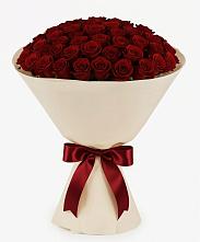 Букет 101 Бордовая роза Блэк Бакарра в Комсомольском Республика Дагестан