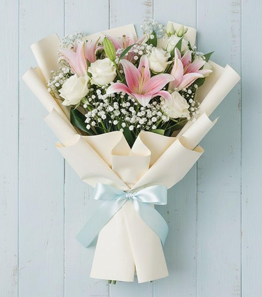 Букет цветов из: Лилии в Комсомольском Республика Дагестан