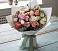 Букет цветов из: Розы, Лизиантусы и Гвоздики в Комсомольском Республика Дагестан