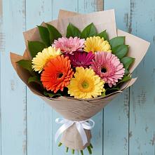 Букет цветов из:  Герберы в Комсомольском Республика Дагестан