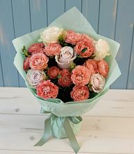 Букет цветов из:  Розы в Комсомольском Республика Дагестан