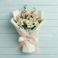 Букет цветов из:  Альстромерии в Комсомольском Республика Дагестан
