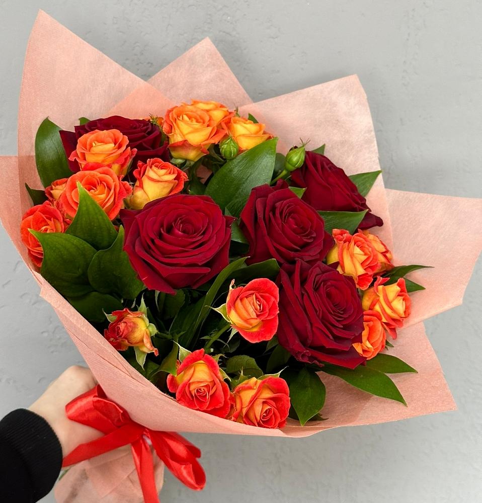 Букет Любовь и восторг в Комсомольском Республика Дагестан