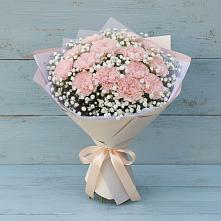 Букет цветов из:  Гвоздики в Комсомольском Республика Дагестан