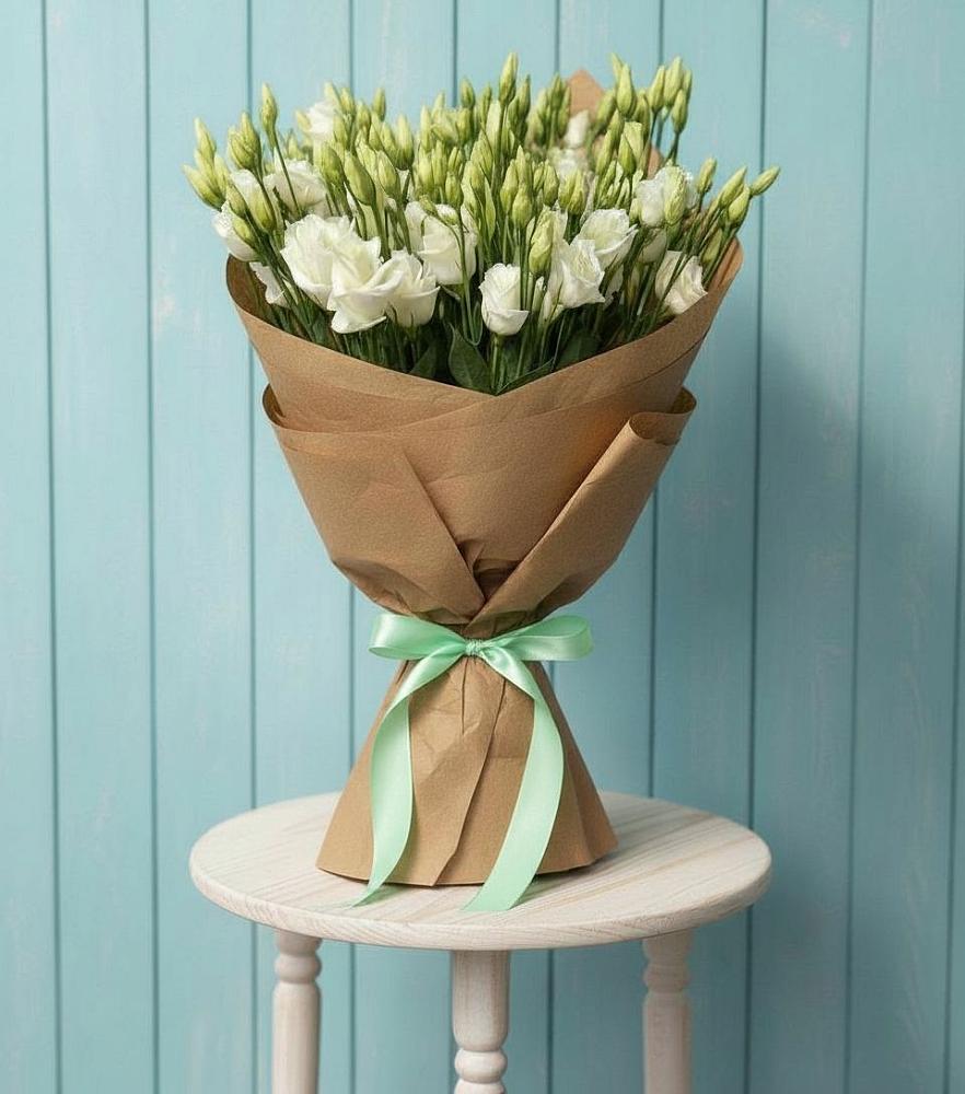 Букет цветов из: Лизиантусы в Комсомольском Республика Дагестан