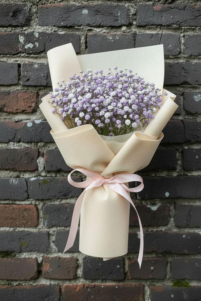 Букет цветов из: Гипсофила в Комсомольском Республика Дагестан