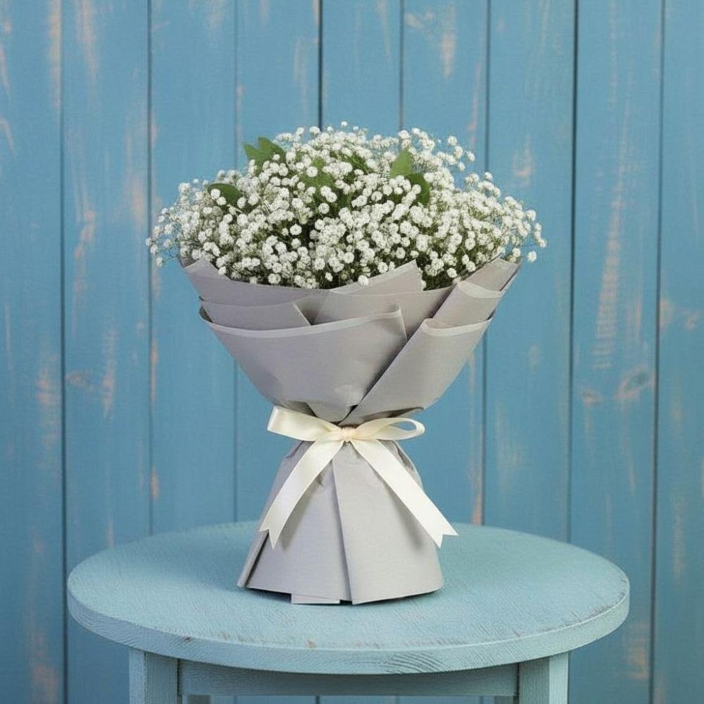 Букет цветов из: Гипсофила в Комсомольском Республика Дагестан