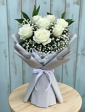 Букет цветов из:  Розы в Комсомольском Республика Дагестан