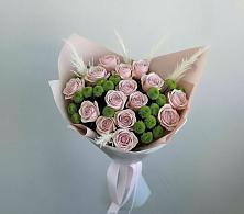 Букет цветов из:  Розы и Хризантемы в Комсомольском Республика Дагестан