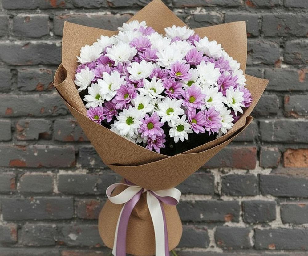 Букет цветов из: Хризантемы в Комсомольском Республика Дагестан