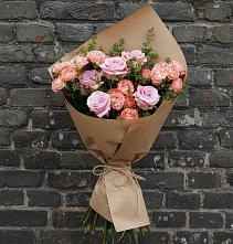 Букет цветов из:  Розы в Комсомольском Республика Дагестан
