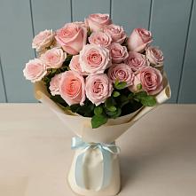Букет Розовый шарм в Комсомольском Республика Дагестан