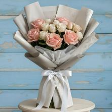 Букет цветов из:  Розы в Комсомольском Республика Дагестан