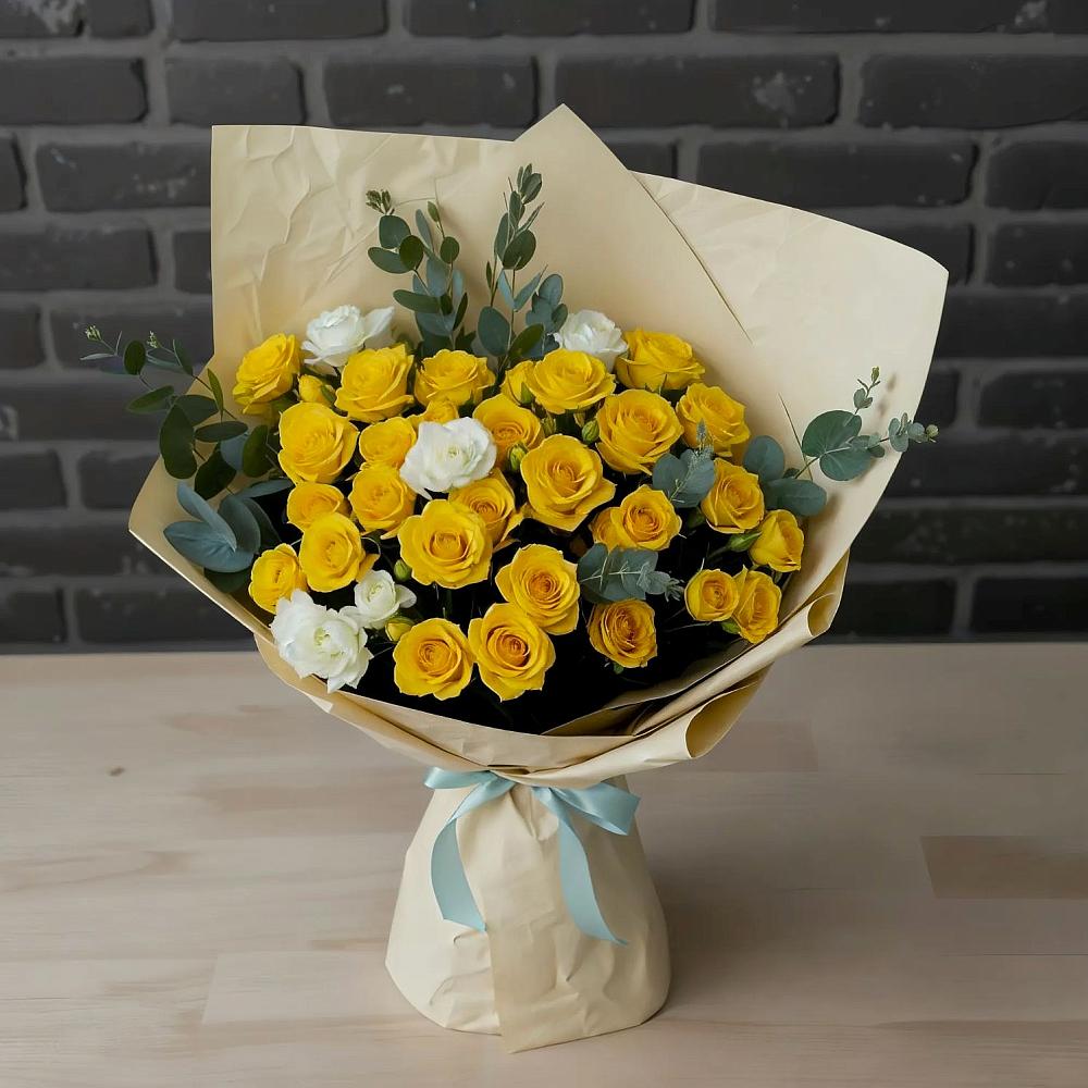 Букет цветов из: Розы в Комсомольском Республика Дагестан