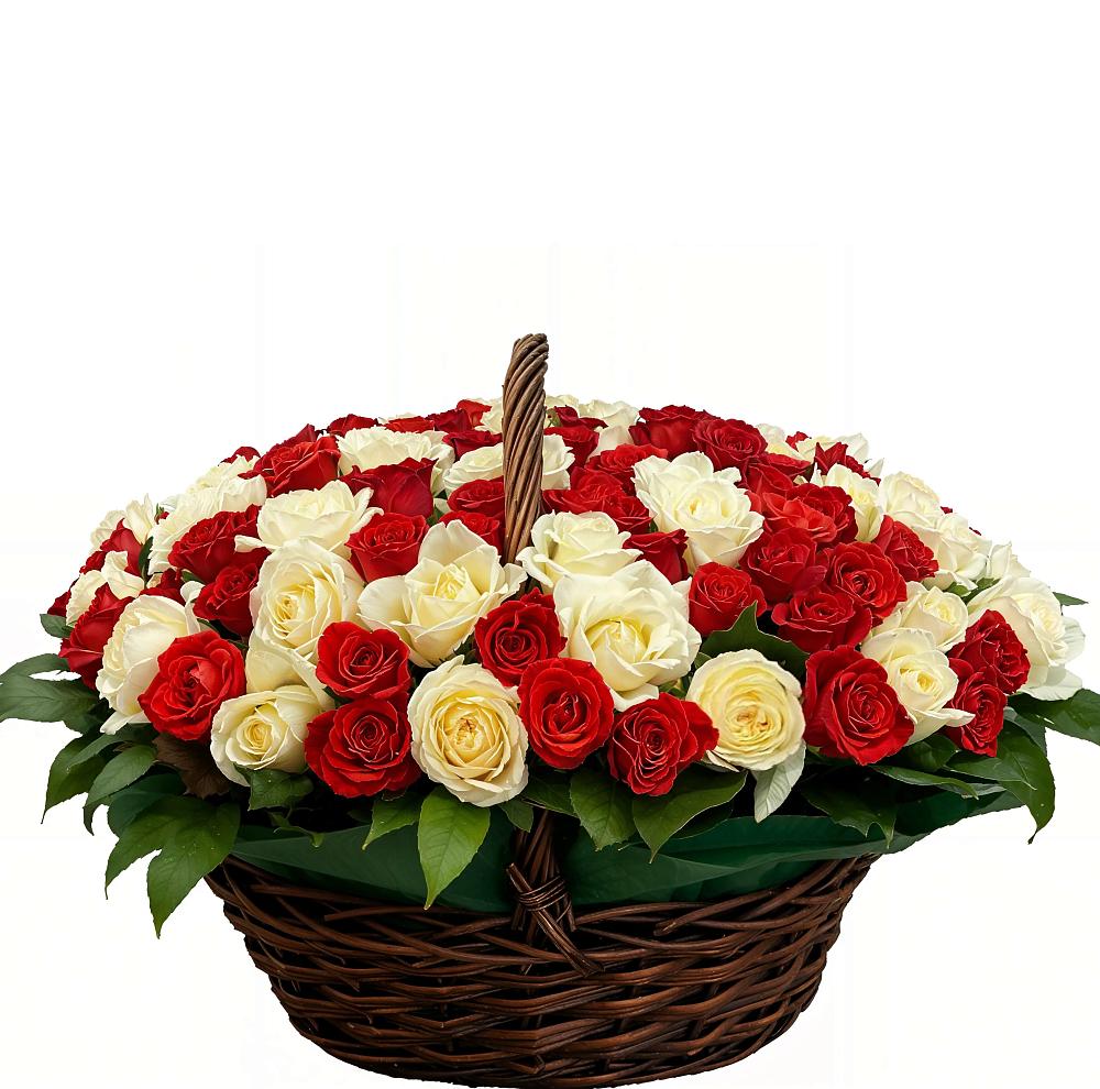 Премиум букет из: Розы в Комсомольском Республика Дагестан