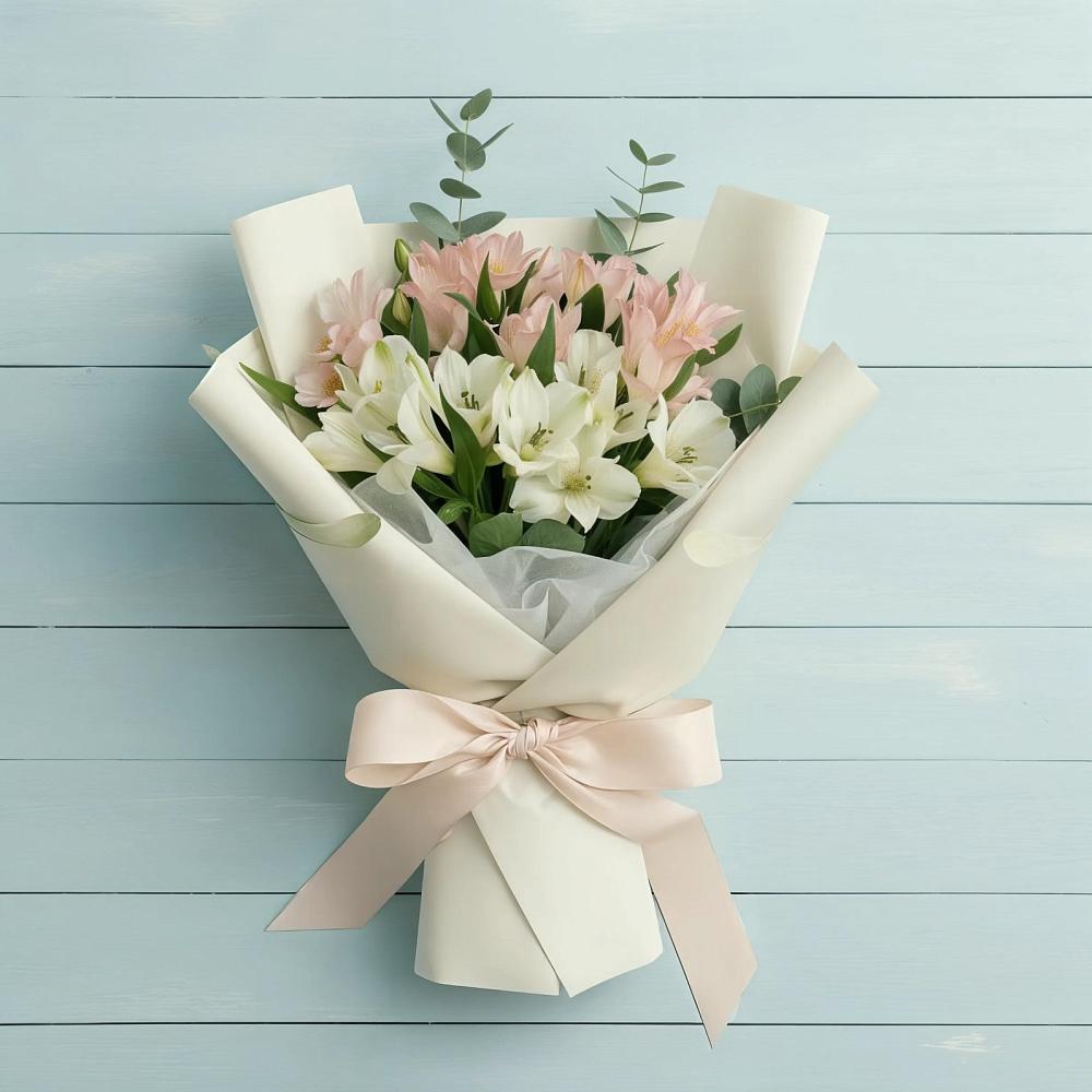 Букет цветов из: Альстромерии в Комсомольском Республика Дагестан