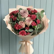 Букет цветов из:  Гвоздики и Розы #REPLACE_PRED# Комсомольском Республика Дагестан