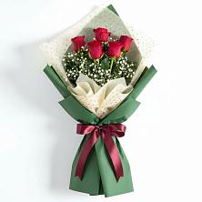 Букет цветов из:  Розы в Комсомольском Республика Дагестан