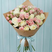 Букет цветов из:  Розы в Комсомольском Республика Дагестан